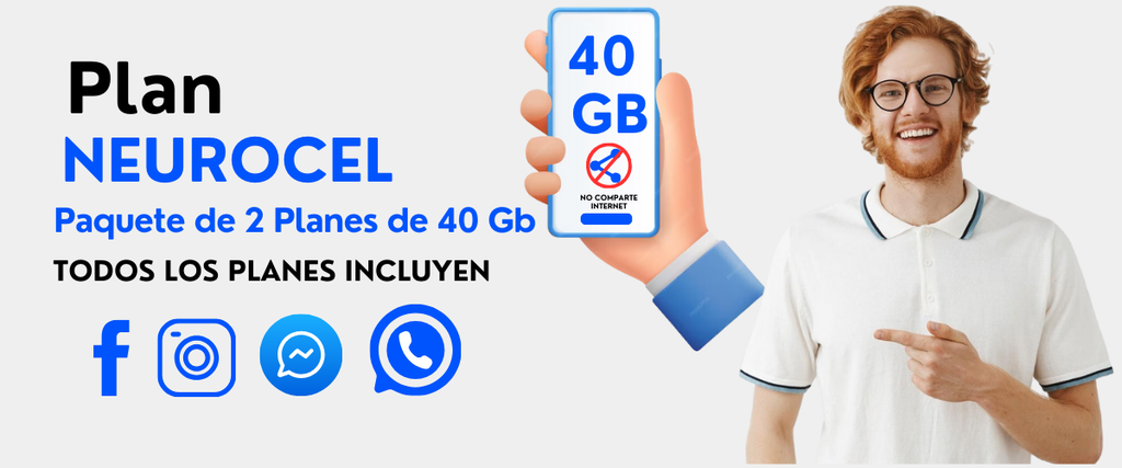 Paquete de 2 Planes de 40 Gb